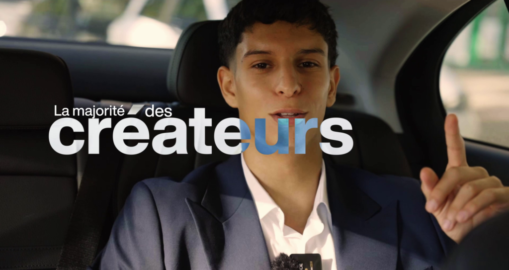 Reels Instagram Naïm Khelif - Tournage Facecam voiture