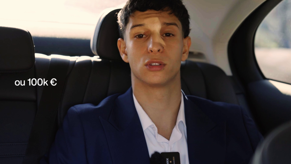 Reels Instagram Naïm Khelif - Tournage Facecam voiture 6